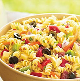chilled pasta salad